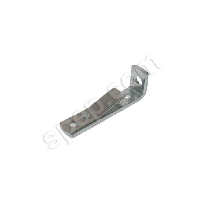 718-01 SPRING LOADED ROD GUIDE, ZINC PLATED, SS CLINCHED CLIP