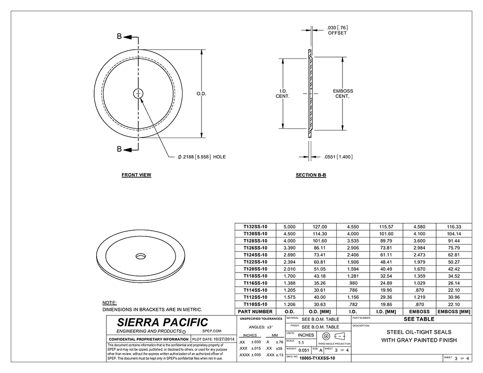 T Ss Oil Tight Seal Conduit Holes All Components In Stainless